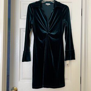 NWT Calvin Klein Velvet Sheath Dress